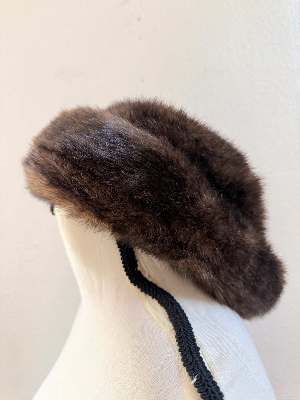 Vintage Ben Berger faux fur brown hat - Picture 4 of 6